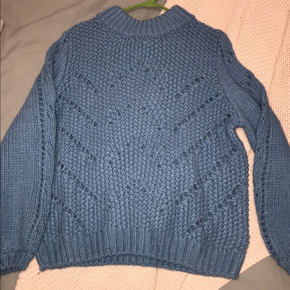 H&M Blue Wool Sweater